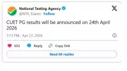 CUET PG Result 2026 to Be Announced Tomorrow by NTA