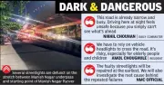 Darkness on Manish Nagar Stretch Raises Safety Concerns in Nagpur