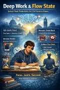 Deep Work & Flow State: Ultimate Productivity Strategy for UPSC Aspirants