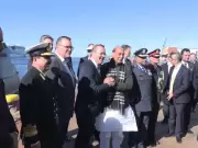 Defence Minister Rajnath Singh Inspects Advanced German Submarine at TKMS Shipyard