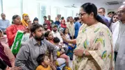 Delhi CM Rekha Gupta Conducts Surprise Inspection of Aruna Asaf Ali Hospital