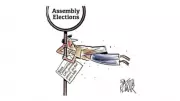 DH Toon: A Satirical Lens on Assembly Elections and Political Drama