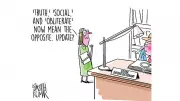 DH Toon Satirizes the 'What's the Update?' Culture in Modern Workplaces