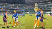 Dhoni's Hilarious Banter with Chahar Before CSK vs MI IPL 2026 Clash