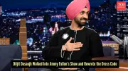 Diljit Dosanjh Wears Desi Outfits on Jimmy Fallon Show, Outshines Western Styles