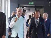 EAM Jaishankar Lands in Mauritius for 9th Indian Ocean Conference