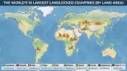 Exploring the World's Largest Landlocked Countries: Geography and Economy