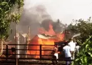 Fire in Kolkata Slum Gutted 50-60 Shanties Near Santoshpur Station