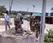 Forest Dept Demolishes Statue of Ex-Odisha Minister Damodar Rout Near Siali Beach