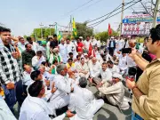 Haryana Farmers Protest Biometric System and Wheat Sale Rules in Fatehabad, Sirsa