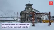 Heavy April Snowfall Challenges Kedarnath Dham Pilgrimage Preparations for 2026