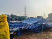 Heavy Rain Forces Cancellation of Yuva Sambhrama at Mandya University