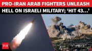 Hezbollah Launches 43 Missile & Drone Strikes on Israel, Injuring 2 IDF Soldiers
