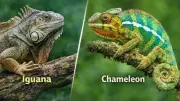 Iguana vs. Chameleon: Key Differences in Size, Habitat, and Survival Strategies