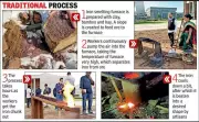 IIT Gandhinagar Showcases Ancient Iron Smelting by Agaria Community
