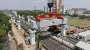 India's Bullet Train Project Achieves Milestone with Massive Beam Installation