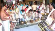 Indore Malayalee Community Celebrates Vishu with Traditional Rituals at Ayyappa Temple