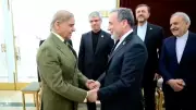 Iran's Foreign Minister Araghchi Meets Pakistan PM Shehbaz Sharif
