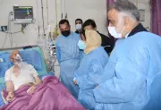Jammu & Kashmir Health Minister Visits Ailing Father of Baramulla MP Engineer Rashid