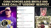 John Cena's Tribute to Asha Bhosle Goes Viral, Fans Hail Legendary Respect