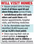 Karnataka Police's Aasare Project: E-Beat Points Monitor 20,459 Senior Citizens Living Alone