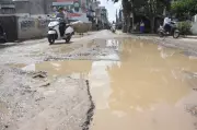 Ludhiana's Dug-Up Roads Become Commuter Nightmare After Heavy Rains