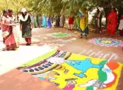 Madurai Corporation Hosts Rangoli Competition to Boost Voter Awareness