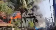 Major Fire in Hyderabad Warehouse Sends Panic Through Shivrampally Neighborhood