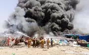 Massive Fire Destroys 150+ Jhuggis in Ghaziabad Slum, Triggers Gas Cylinder Explosions