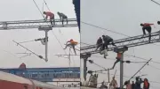 Mentally Challenged Man's Gantry Climb Disrupts Train Services at Maharashtra's Manmad Station