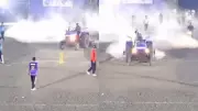 MLA Trophy Final Abandoned After Politician Drives Tractor Onto Cricket Pitch