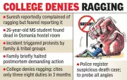 Mother Alleges Ragging Led to Medical Student's Death at Osmania College