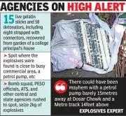 Nagpur College Principal's Garden Yields Live Gelatin Sticks, Detonators