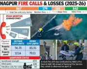 Nagpur Fire Data Reveals Summer Months as Peak Risk Period for Blazes