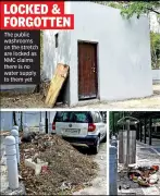 Nagpur's Walkable Footpath Project Criticized for Locked Washrooms