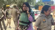Noida Workers Protest: DM Medha Roopam Visits Site, Appeals for Peace