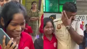 Police Officer's Emotional Celebration of Student's Board Exam Success Goes Viral