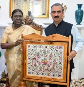 President Droupadi Murmu Arrives in Shimla for Five-Day Himachal Visit