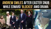 Prince Andrew Smiles After Easter Snub As Royal Rift With Edward Deepens