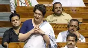 Priyanka Gandhi Invokes Chanakya, Criticizes Amit Shah on Delimitation and Women's Quota