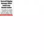 Pune Court Denies Bail to Contractor, Landowner in Metro Tunnel Damage Case