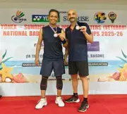 Rajasthan Duo Vikkas Sharma & Ashu Jain Clinch Bronze at National Badminton Masters