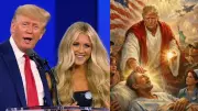 Riley Gaines Breaks with Trump Over Controversial Jesus Image Post