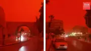 Saharan Dust Storm Paints Greek Skies Blood Red, Sparks Apocalyptic Reactions