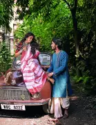 Srijita Ghosh & Soubik Debnath Blend Tradition and Fashion for Noboborsho