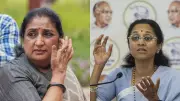 Supriya Sule Attends Sunetra Pawar's Rally in Baramati, Extends MVA Support