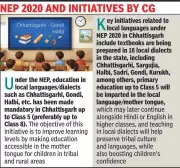 Surajpur Hindi Exam Paper Sparks NEP Debate Over Regional Language Questions