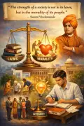 Swami Vivekananda's Wisdom: Why Moral Values Outweigh Laws for Societal Strength