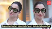 Tamannah Bhatia Revives Y2K Maximalism with Bug-Eye Sunglasses in Mumbai