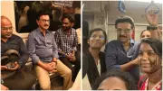 Tamil Nadu CM MK Stalin Rides Chennai Metro for Election Campaign Outreach